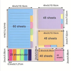 402 Self-Adhesive Sticky Notes for Planning Journals Notebooks Calendars