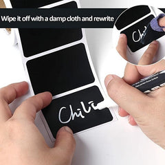 120pcs Removable Blackboard Stickers Home Kitchen Decor
