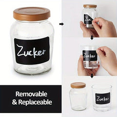 120pcs Removable Blackboard Stickers Home Kitchen Decor