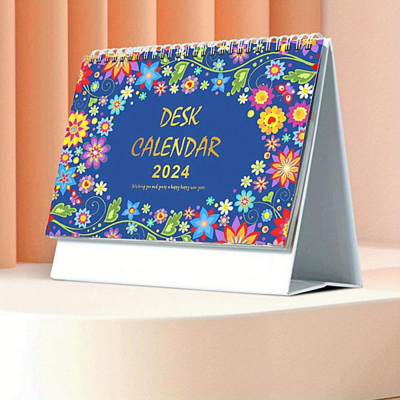 Desk Calendar Planner 12 Monthly Desktop Calendar With To Do Notebook