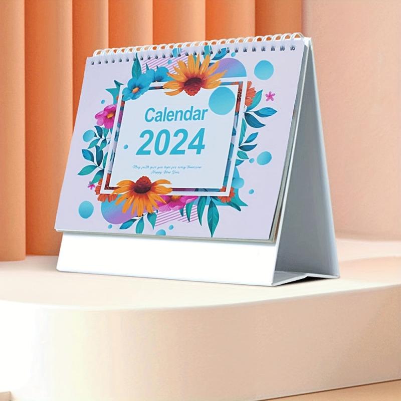 Desk Calendar Planner 12 Monthly Desktop Calendar With To Do Notebook
