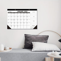 Large Desk Calendar 18 Months 43 X 30 To Do List October-March Home Office