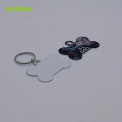 5pcs Aluminum Sublimation Print Blank Pet Tag - Double Side Printing