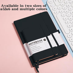 A5A6 Strap Book Notebook Portable Solid Notepad