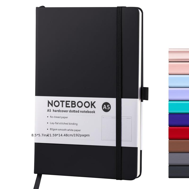 A5A6 Strap Book Notebook Portable Solid Notepad
