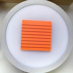 Lined Translucent Sticky Notes 7.62x7.62 cm - Clear Sticky Notes