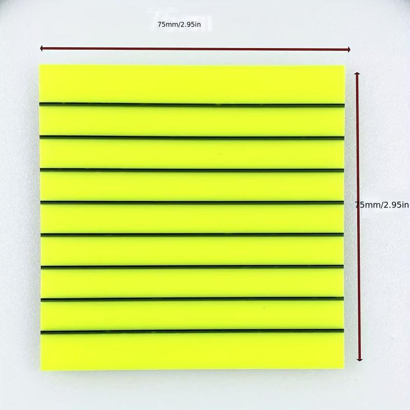 Lined Translucent Sticky Notes 7.62x7.62 cm - Clear Sticky Notes