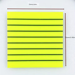 Lined Translucent Sticky Notes 7.62x7.62 cm - Clear Sticky Notes