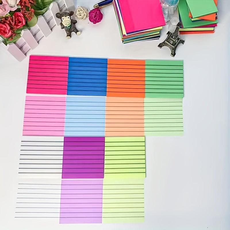 Lined Translucent Sticky Notes 7.62x7.62 cm - Clear Sticky Notes