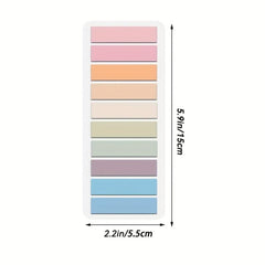 Clear Adhesive Index Labels 1200pcs Translucent Waterproof Sticky Notes