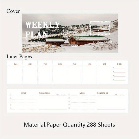 288 Sheets Mini Weekly Planner To Do Lists Stay Organized