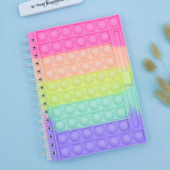 Bubble Music Decompression Notebook with Pen Slot 80 Sheets