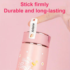 Personalize Your Kids' School Supplies with Animal Style Name Stickers