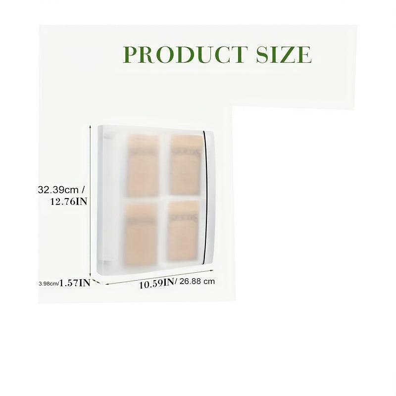 Seed Storage Organizer with 10 Resealable Envelopes & 80 Bags