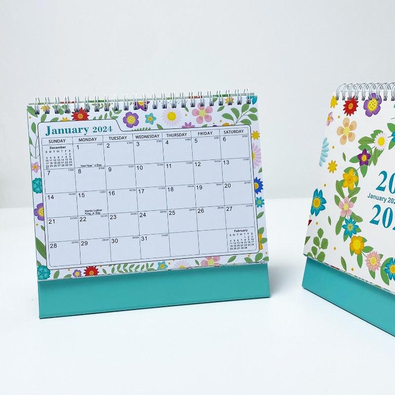 English Creative 18-Month Calendar, 365-Day Countdown