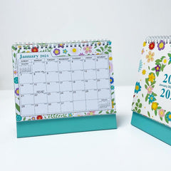 English Creative 18-Month Calendar, 365-Day Countdown