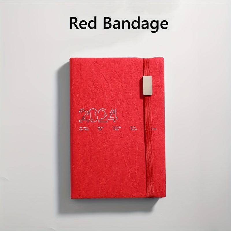 A5 Strap Notebook for Time Management and Planning