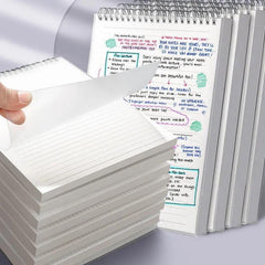 A5 B5 80 Pg Spiral Grid Notebook Leather Diary