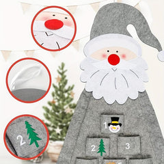 Christmas Tree Countdown Felt Decorative Pendant