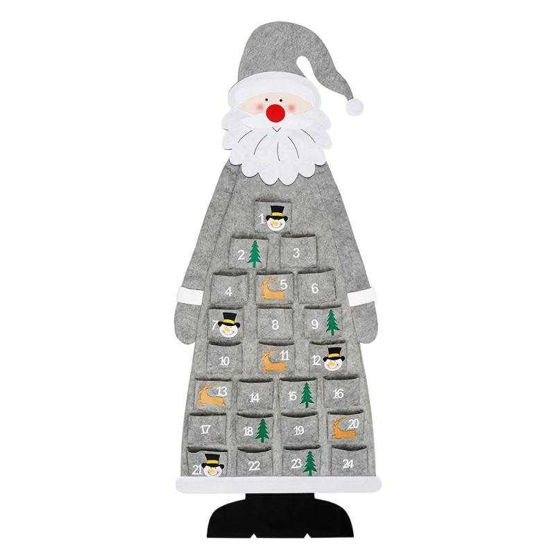 Christmas Tree Countdown Felt Decorative Pendant