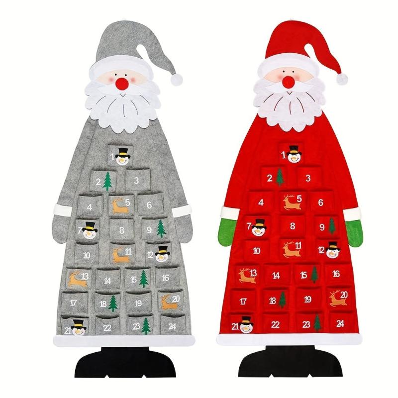 Christmas Tree Countdown Felt Decorative Pendant