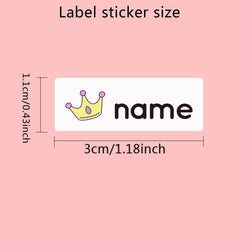 Custom Waterproof Name Stickers - Personalized School Labels