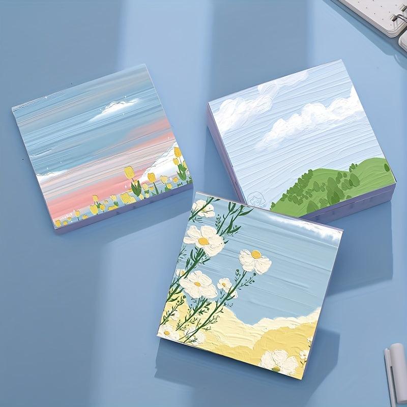 90 Sheets Landscape Sticky Notes Self-adhesive Stickers