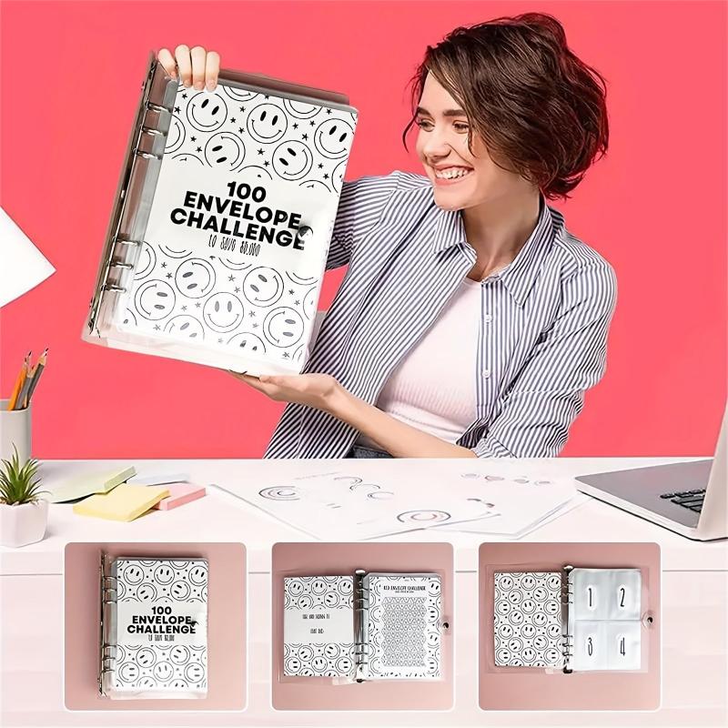 100 Envelopes Saving Challenge Binder Money Saving Kit