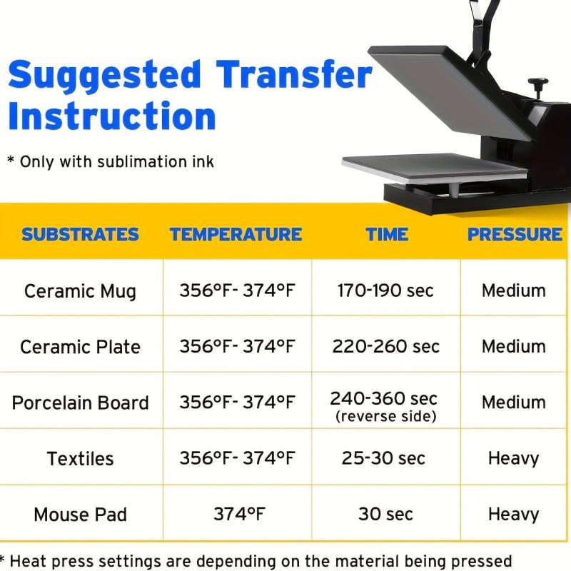 A4 Sublimation Heat Transfer Paper 105gsm for Non-Cotton Fabric