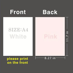 A4 Sublimation Heat Transfer Paper 105gsm for Non-Cotton Fabric