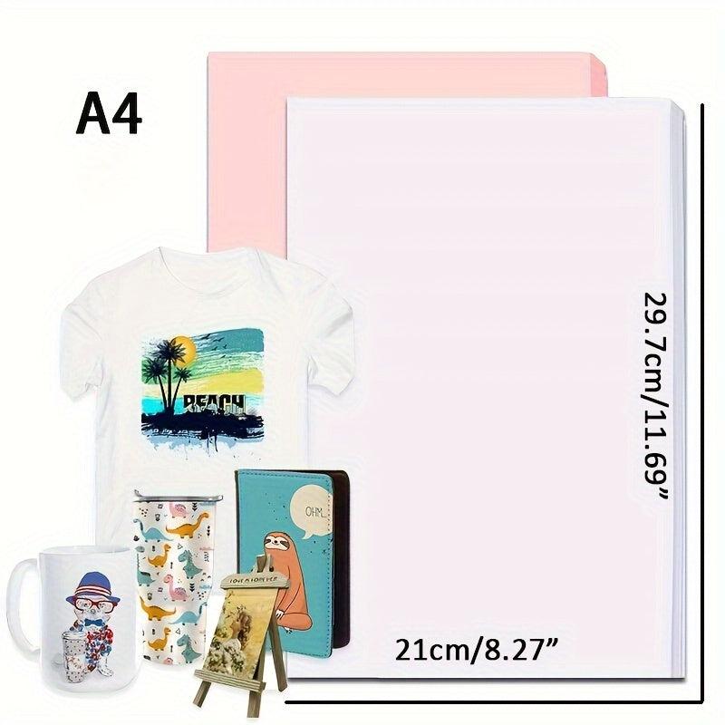 A4 Sublimation Heat Transfer Paper 105gsm for Non-Cotton Fabric