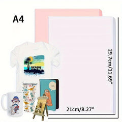 A4 Sublimation Heat Transfer Paper 105gsm for Non-Cotton Fabric