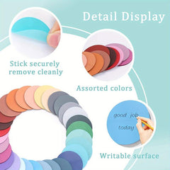 35PCS Colorful Transparent Sticky Notes Memo Stickers for Home & Office Use