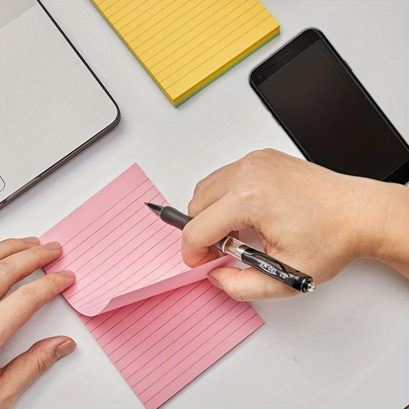 Large Sticky Notes 4x6 IN, Bright Pastel Colors, 46 Sheets x 9 Pack