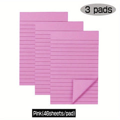 Large Sticky Notes 4x6 IN, Bright Pastel Colors, 46 Sheets x 9 Pack