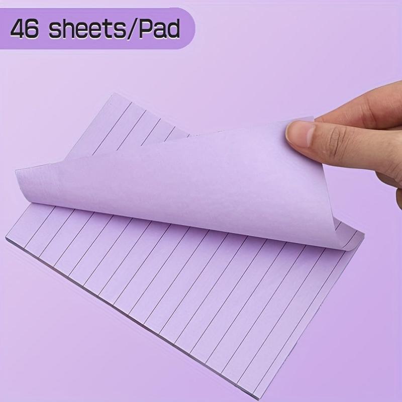 Large Sticky Notes 4x6 IN, Bright Pastel Colors, 46 Sheets x 9 Pack