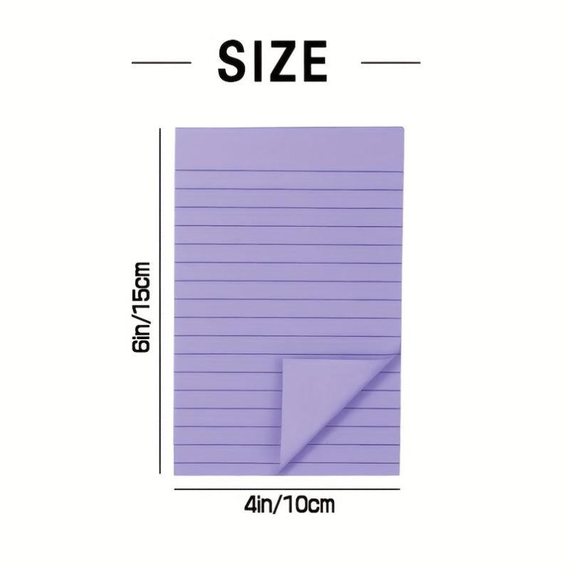 Large Sticky Notes 4x6 IN, Bright Pastel Colors, 46 Sheets x 9 Pack