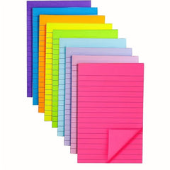 Large Sticky Notes 4x6 IN, Bright Pastel Colors, 46 Sheets x 9 Pack