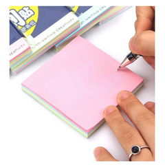 100 Sheets Colored Sticky Notes for Office Study Messages