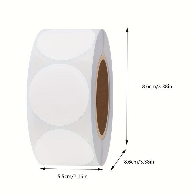 750 Sheets 51mm Round Thermal Paper for Label Printers