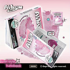 Retro Plan Journal Album Diary Material Notebook