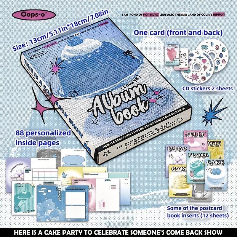 Retro Plan Journal Album Diary Material Notebook