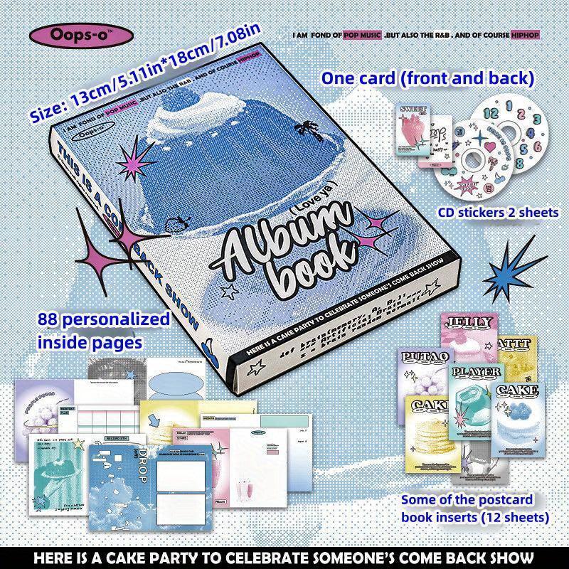 Retro Plan Journal Album Diary Material Notebook