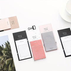 50-Sheet Tearable Sticky Week Monthly Planner Pad