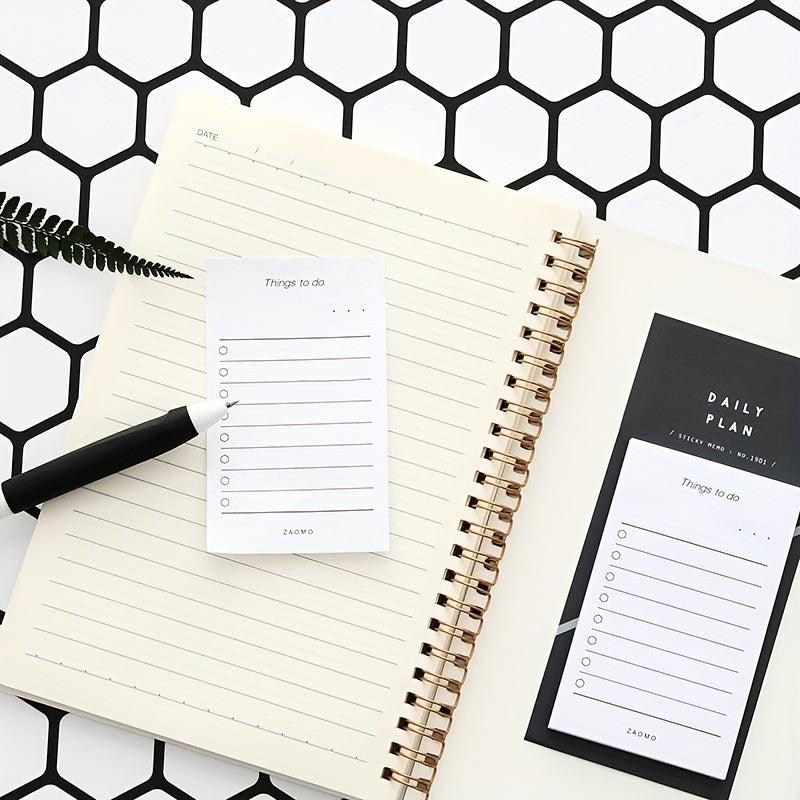 50-Sheet Tearable Sticky Week Monthly Planner Pad