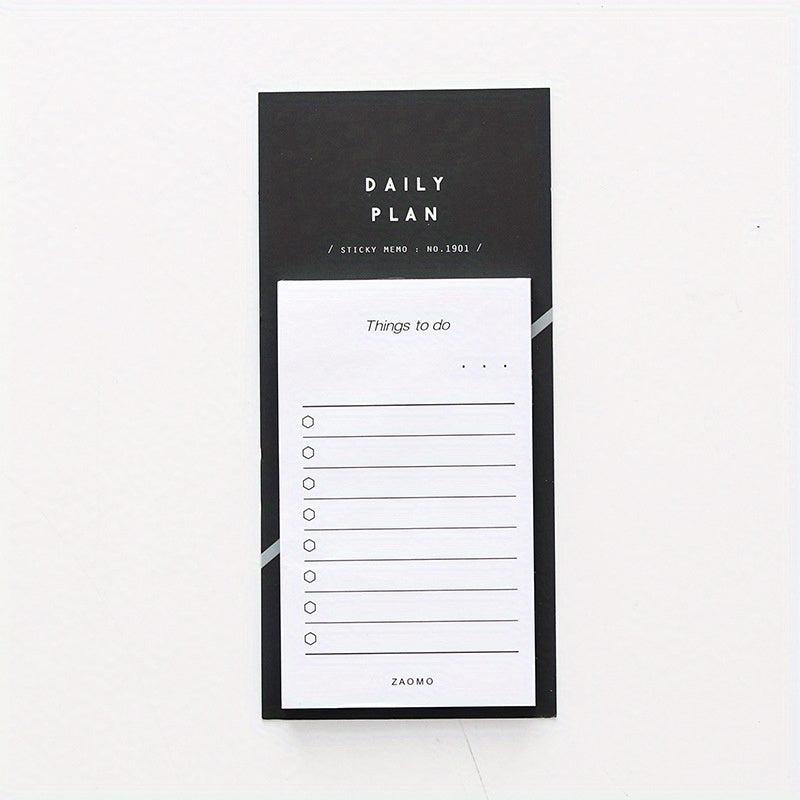 50-Sheet Tearable Sticky Week Monthly Planner Pad