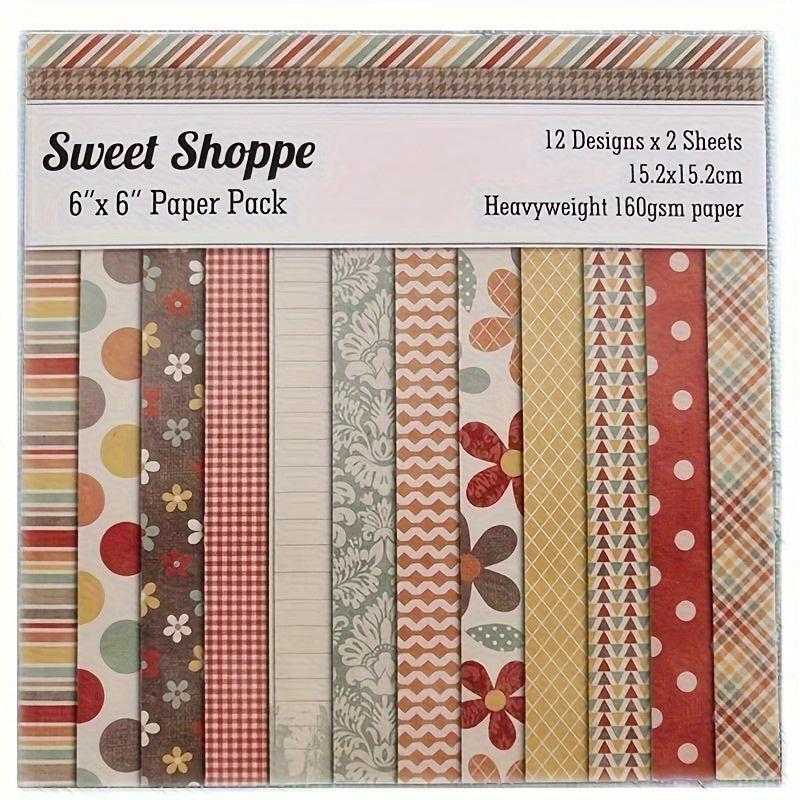 Retro Art Scrapbook Paper for Photo Frame Decoration