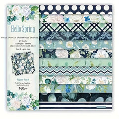 Retro Art Scrapbook Paper for Photo Frame Decoration