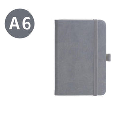 A6 Pocket Notebook Mini Ruled Lined Journal Portable Smooth College Leather
