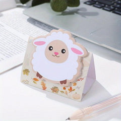 2pcs Cat Shaped Sticky Notes - Fun Cat Style Message Book